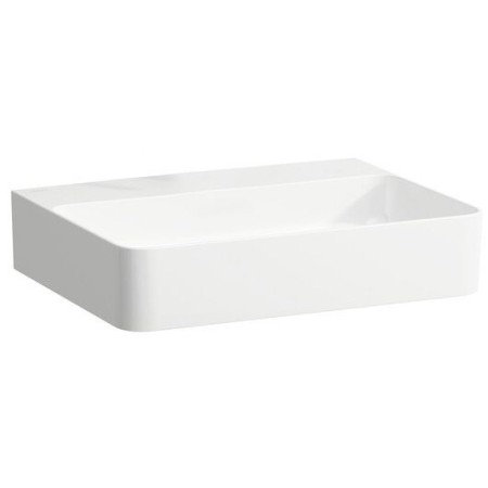 Vasque à poser LAUFEN Val 55 x 42 cm sans trou de robinet, sans trop-plein