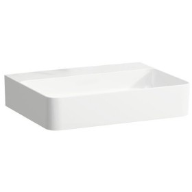 Vasque à poser LAUFEN Val 55 x 42 cm sans trou de robinet, sans trop-plein