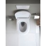 Duravit Qatego WC suspendu avec HygieneGlace - vue technique