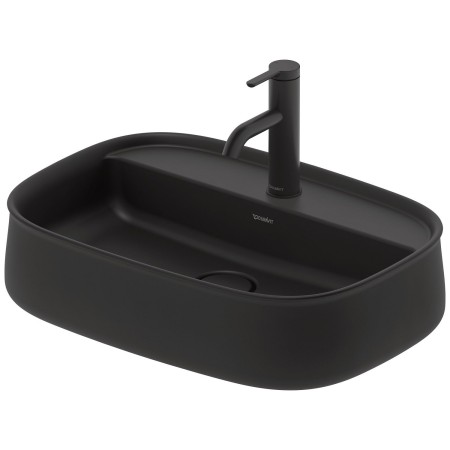 Vasque à poser Duravit Zencha 55 x 39 cm, avec plage de robinetterie