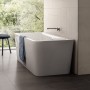 Villeroy & Boch Squaro Edge 12 Excellence Duo Badewanne 180 x 80 cm freistehend mit Wasserzulauf - Detailansicht