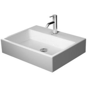 Lavabo Duravit Vero Air brossé avec 1 trou de robinet 60 x 47 cm, sans trop-plein