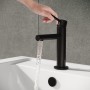 VitrA Origin Einhebel-Waschtischmischer mit Ablaufgarnitur - technische Ansicht