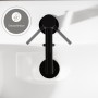 VitrA Origin Einhebel-Waschtischmischer mit Ablaufgarnitur - technische Ansicht