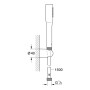 GROHE Vitalio Get Stick Wandhalterset mit 1 Strahlart - Detailansicht