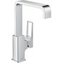 Miscelatore monocomando per lavabo hansgrohe Metropol 230 con maniglia a forma di anello e scarico