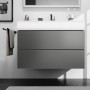 hansgrohe Xevolos E Lavabo 100 x 48 cm con foro rubinetto senza troppo pieno - vista tecnica