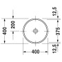 Lavabo encastré Duravit Architec 37,5 cm - vue détaillée