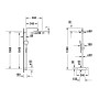 Duravit C.1 Shower System mit Brausethermostat - Detailansicht