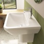 Vasque VitrA Integra 50 cm, avec trop-plein, 1 trou de robinet au centre - photo produit