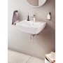 Vasque VitrA Integra 50 cm, avec trop-plein, 1 trou de robinet au centre