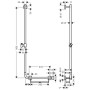 hansgrohe Unica Comfort Brausestange 110 cm L - Detailansicht