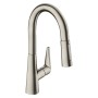 hansgrohe Talis M51 Miscelatore monocomando per cucina 160, doccetta estraibile, 2 getti
