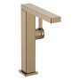 Mitigeur de lavabo monocommande hansgrohe Tecturis E 210 Fine CoolStart avec bec pivotant et bonde