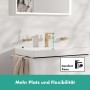 Mitigeur de lavabo monocommande hansgrohe Tecturis E 210 Fine CoolStart avec bec pivotant et bonde - photo produit