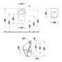 Duravit Soleil by Starck Urinal - technische Ansicht