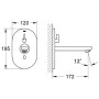 GROHE Eurosmart Cosmopolitan E Électronique infrarouge Bluetooth pour lavabo DN 15 - vue détaillée