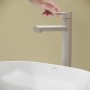 VitrA Origin Einhebel-Waschtischmischer ohne Ablaufgarnitur - technische Ansicht