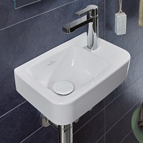 Villeroy & Boch O.novo Lavabo compatto 36 x 25 cm senza troppopieno, vasca a sinistra