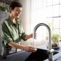 Sistema di filtrazione hansgrohe Aqittura M91 210, beccuccio estraibile, 1getto, sBox, Set di avviamento - vista tecnica