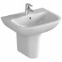 Vasque VitrA S20 60 cm, sans trou de robinet, avec trop-plein