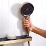 hansgrohe Rainfinity Supporto a parete Porter 500 con mensola e porta doccia a destra - vista dettagliata