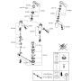 Robinet de bidet monocommande GROHE Feel, 1/2" - vue technique