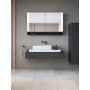 Ensemble de consoles en pierre Duravit Qatego avec lavabo sur console 100 x 41 cm - vue détaillée