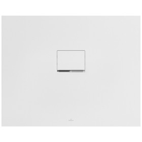 Receveur de douche Villeroy & Boch Squaro Infinity 100 x 80 cm, côté long coupé