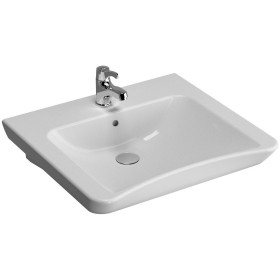 VitrA Conforma Waschtisch 60 x 54,5/51 cm mit Hahnloch, mit Überlauf