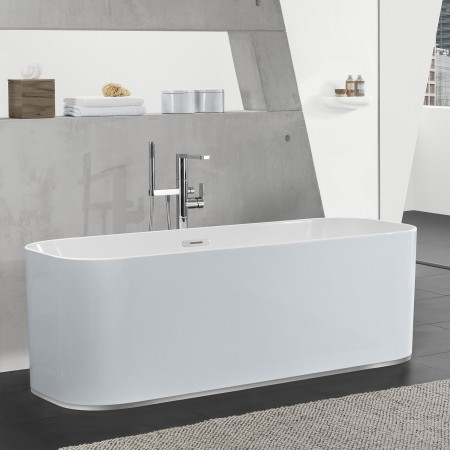 Baignoire autoportante Villeroy & Boch Finion 170 x 70 cm avec anneau design