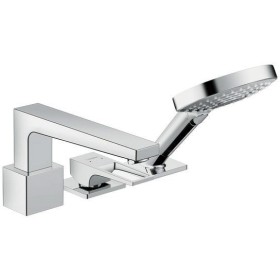 hansgrohe Metropol 3-Loch Einhebel-Wannenrandmischer mit Bügelgriff