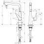Miscelatore monocomando per cucina hansgrohe Talis Select M51 300, 1jet - vista dettagliata