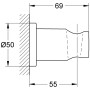 GROHE Rainshower Wandbrausehalter - Detailansicht
