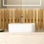 Villeroy & Boch Lavabo Finion 43 x 39 cm con foro per rubinetto, senza troppo pieno - vista tecnica