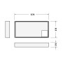 Duravit D-Code Duschwannenträger 140 x 70 cm