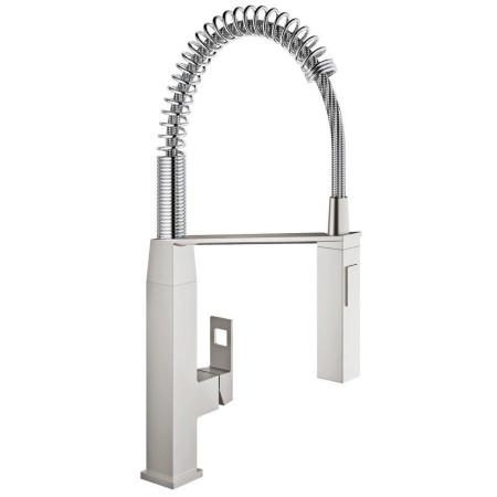 Rubinetto monocomando GROHE Eurocube con doccetta professionale