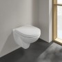 Villeroy & Boch O.novo Vaso sospeso a parete Compact con sedile WC - vista dettagliata