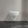 Villeroy & Boch O.novo Vaso sospeso a parete Compact con sedile WC - vista tecnica