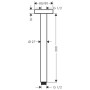hansgrohe Deckenanschluss E 30 cm - Detailansicht