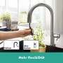 Sistema di filtrazione hansgrohe Aqittura M91 210, beccuccio estraibile, 1jet, sBox - vista tecnica