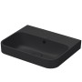 Lavabo surélevé Duravit Happy D.2 Plus 50 cm, anthracite mat, avec trop-plein, sans trou de robinet