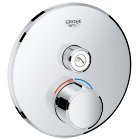 GROHE SmartControl Unterputzmischer Fertigmontageset mit einem Absperrventil, runde Ausführung