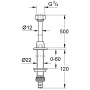 GROHE Eggemann Originale WAS Sfiato lavabo DN 15 - vista dettagliata