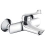 Miscelatore monocomando da appoggio per lavabo hansgrohe Novus Care con leva extra lunga