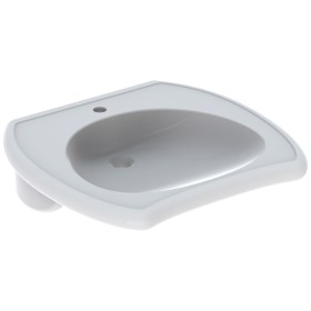 Lavabo Geberit Vitalis 65 x 60 cm, accessible aux personnes à mobilité réduite