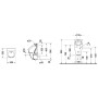 Duravit ME by Starck Elektronik-Urinal für Netzanschluss Rimless 0,5 L - Detailansicht