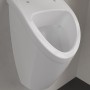 Villeroy & Boch O.novo Absaug-Urinal Compact, für Deckel, Zulauf verdeckt - technische Ansicht