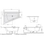 Villeroy & Boch Loop & Friends Square Eckbadewanne 175 x 135 cm