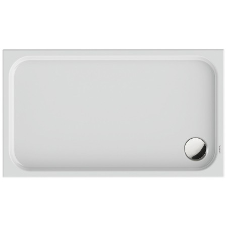 Bac à douche rectangulaire Duravit D-Code 130 x 75 cm avec Antidérapant